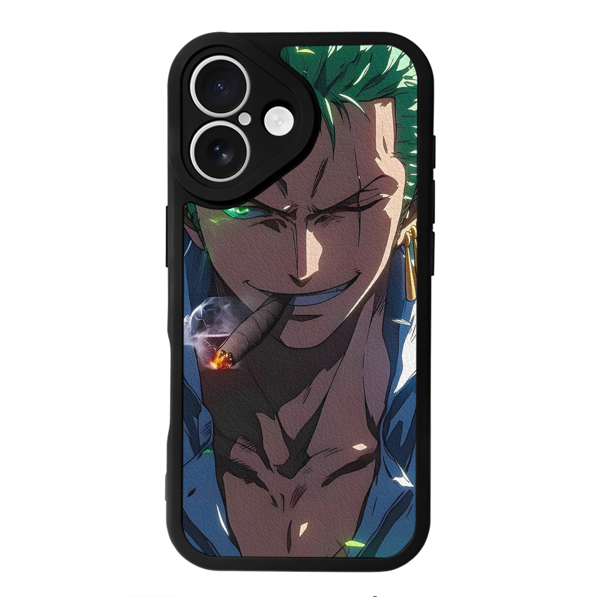 （画像用） ワンピース ONE PIECE 【iPhone 16シリーズ対応】シリコンスマホケース（レザー調） 材質：シリコン